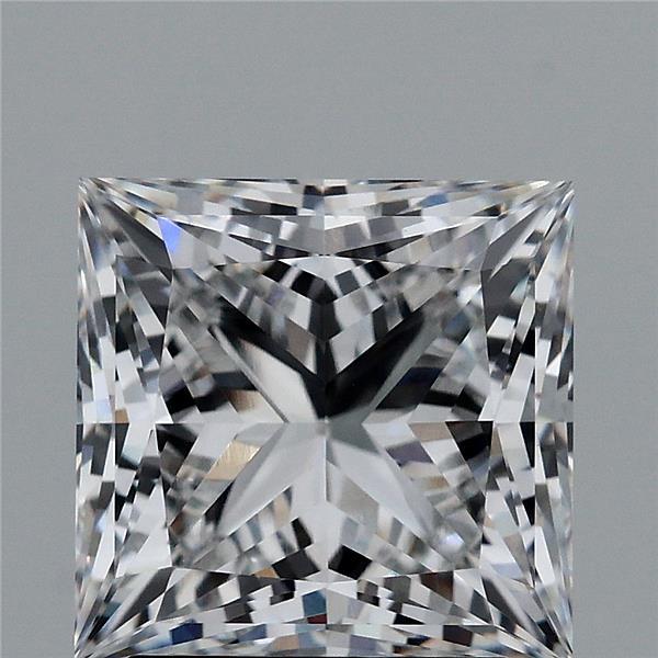 2.58ct Princess D VVS1 Lab Created Diamond