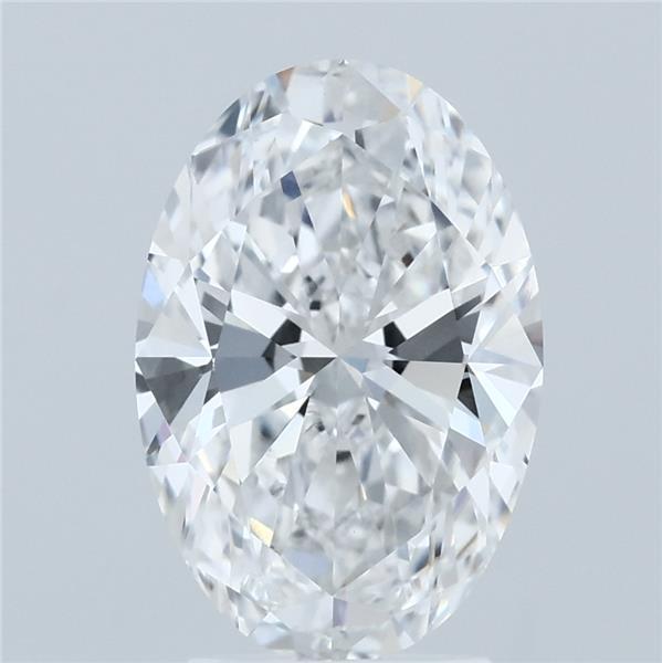 3.01ct Oval E VVS2 Lab Created Diamond