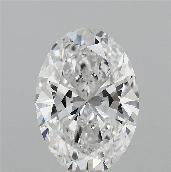 3ct Oval E VVS1 Lab Created Diamond