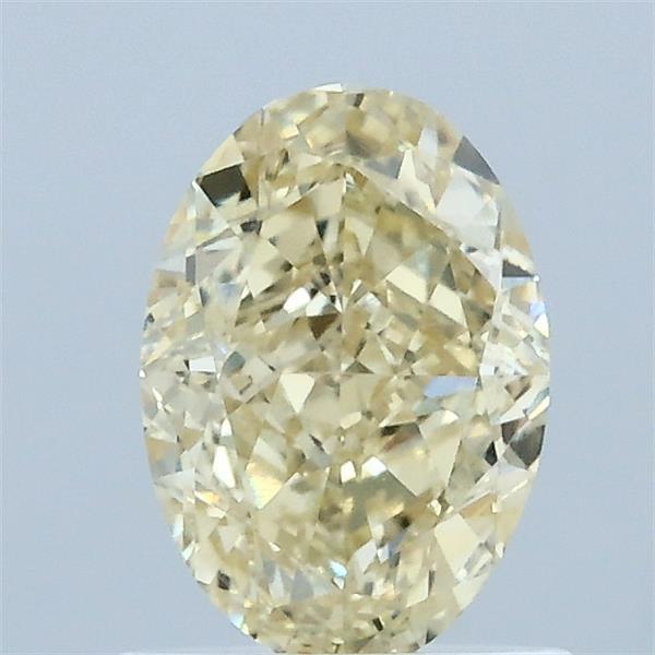 1.07ct Oval FANCY YELLOW VVS2 Lab Created Diamond