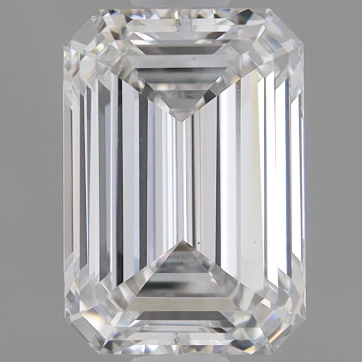 0.93ct Emerald F VS1 Lab Created Diamond