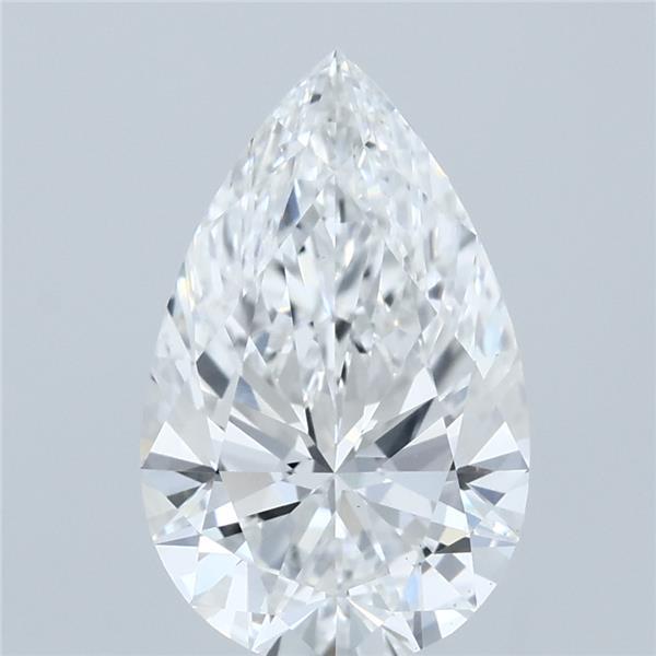 2.51ct Pear E VS1 Lab Created Diamond