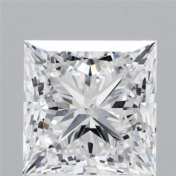 3.4ct Princess D VVS2 Lab Created Diamond