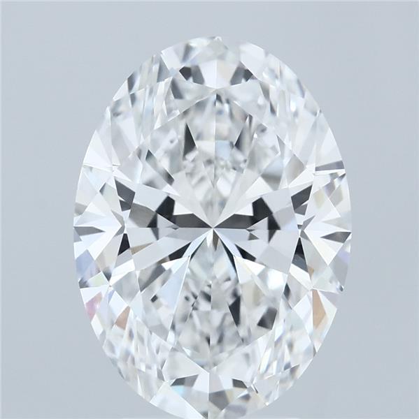 4ct Oval E VVS2 Lab Created Diamond