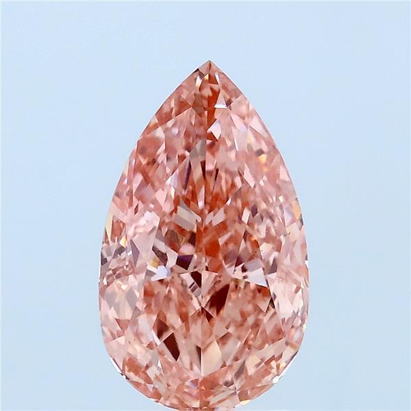2.2ct Pear FANCY VIVID PINK VS1 Lab Created Diamond