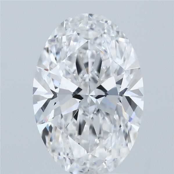 2.06ct Oval D VVS2 Lab Created Diamond