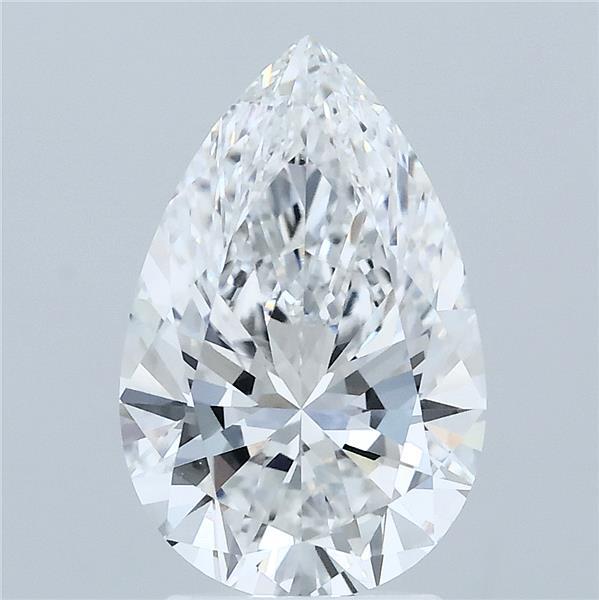 2.72ct Pear E VVS2 Lab Created Diamond