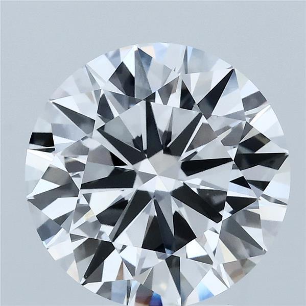 4ct Round F VVS2 Lab Created Diamond