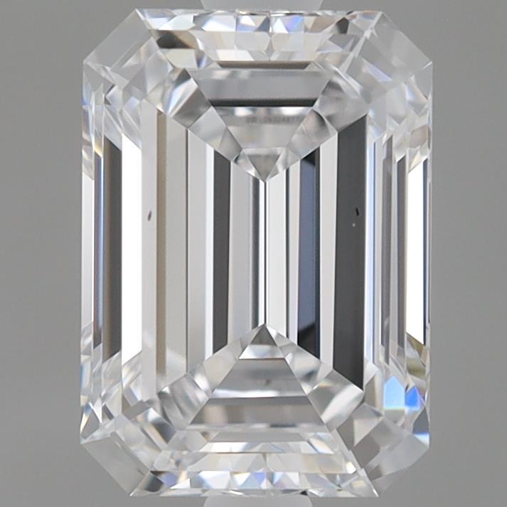 0.96ct Emerald D VS1 Lab Created Diamond