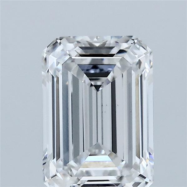 1.55ct Emerald E VVS1 Lab Created Diamond