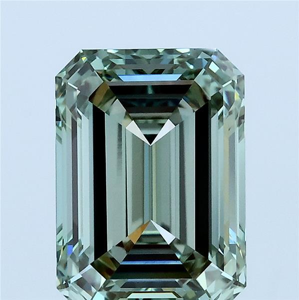 3.08ct Emerald FANCY INTENSE GREEN VVS2 Lab Created Diamond