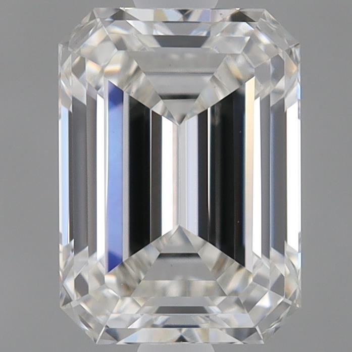0.92ct Emerald F VVS2 Lab Created Diamond