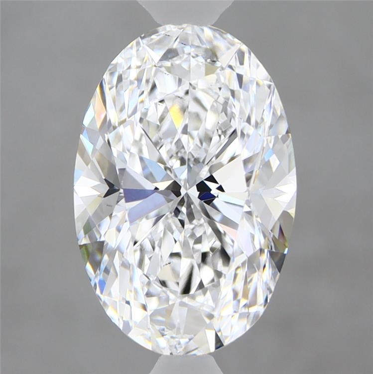 2.5ct Oval D VS1 Lab Created Diamond