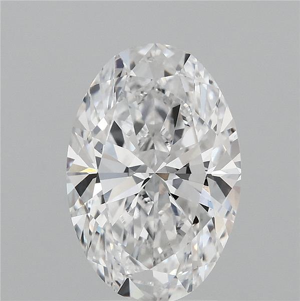 3.06ct Oval D VVS1 Lab Created Diamond