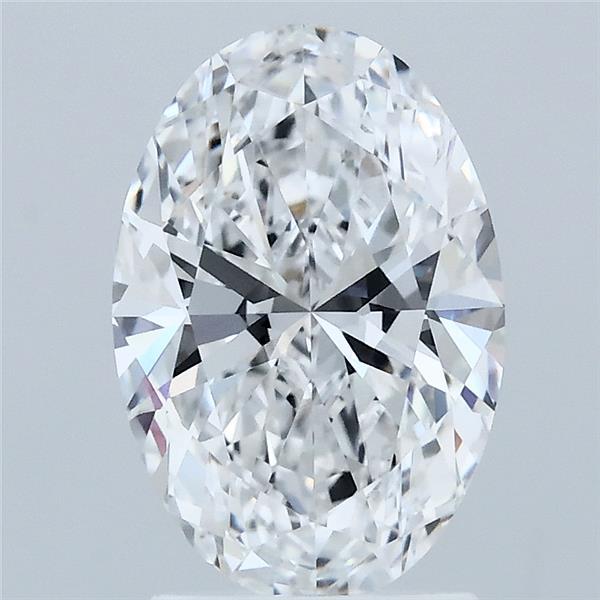 2.09ct Oval D VVS2 Lab Created Diamond
