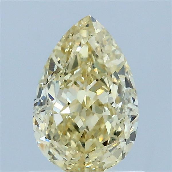 1.1ct Pear FANCY YELLOW VS1 Lab Created Diamond