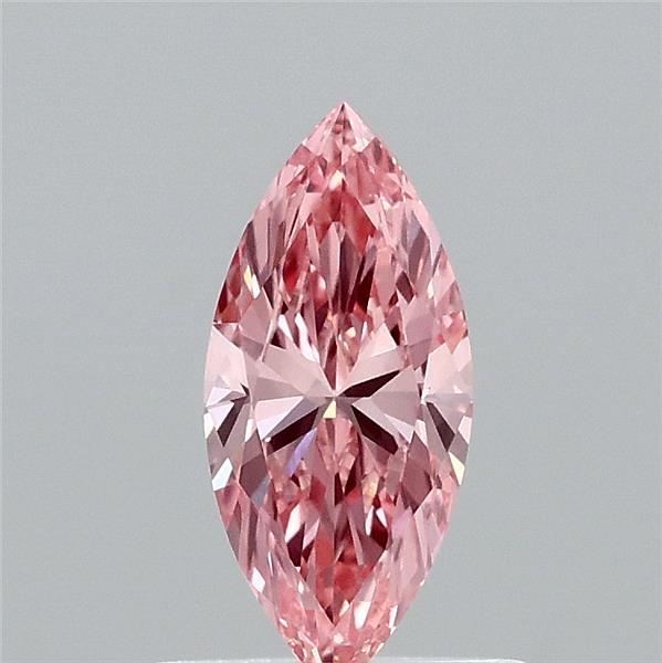 0.56ct Marquise FANCY VIVID PINK VVS2 Lab Created Diamond