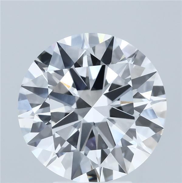 5ct Round D VVS2 Lab Created Diamond