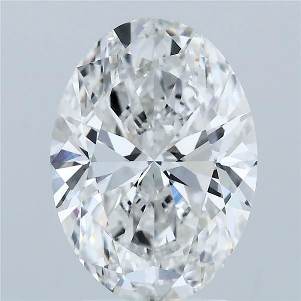 3ct Oval F VS1 Lab Created Diamond