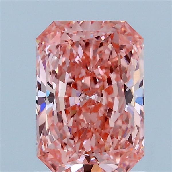 1.2ct Radiant FANCY VIVID PINK VS1 Lab Created Diamond