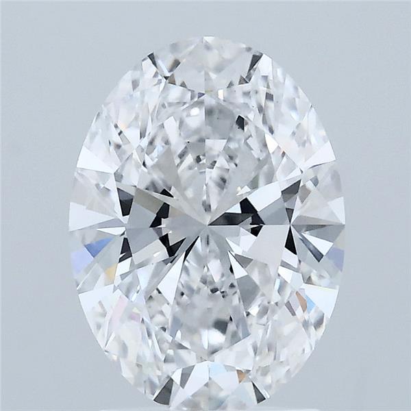 2ct Oval D VS1 Lab Created Diamond