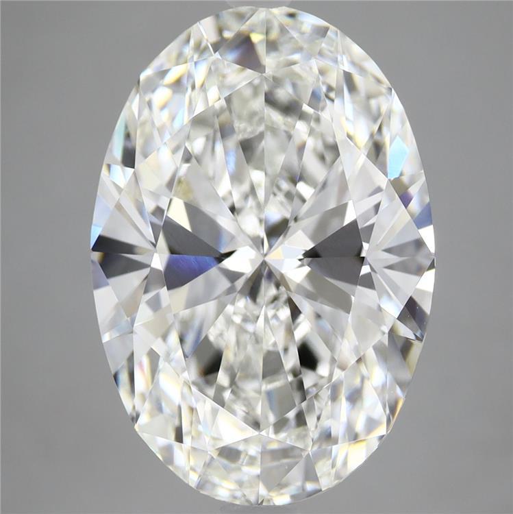 7.56ct Oval F VVS2 Lab Created Diamond