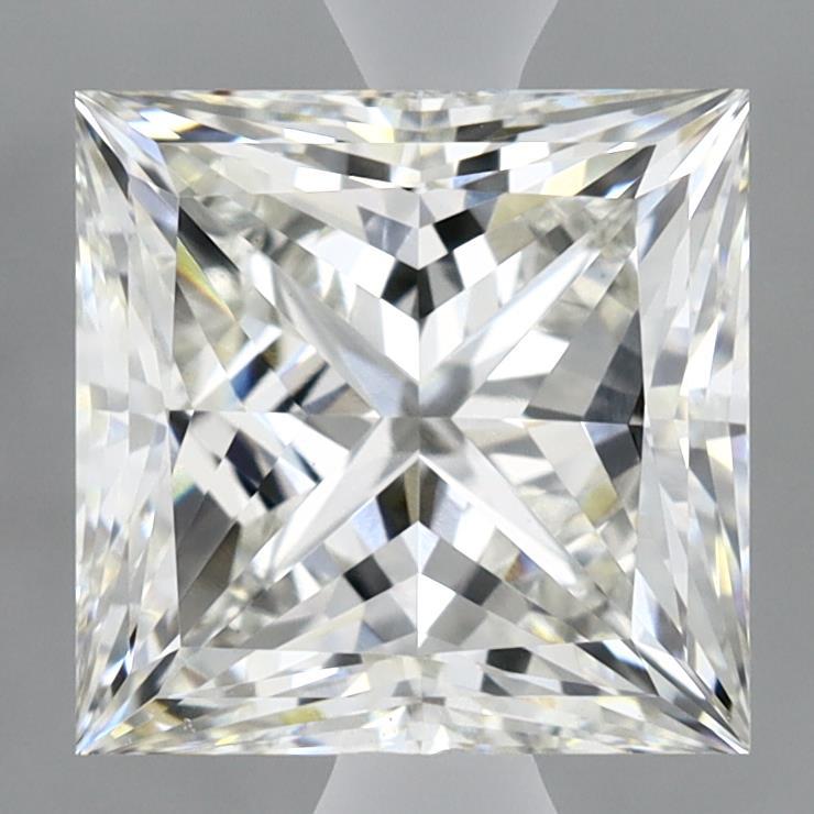2.97ct Princess G VVS2 Lab Created Diamond