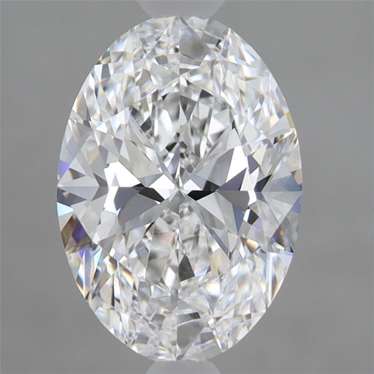 1.86ct Oval D VVS2 Lab Created Diamond