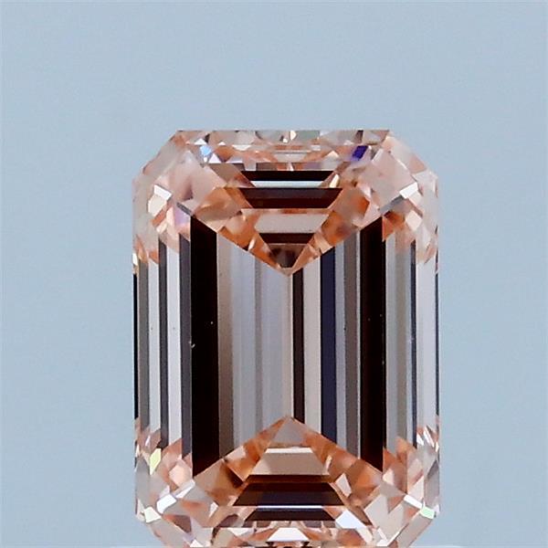 1.02ct Emerald FANCY INTENSE PINK VS1 Lab Created Diamond