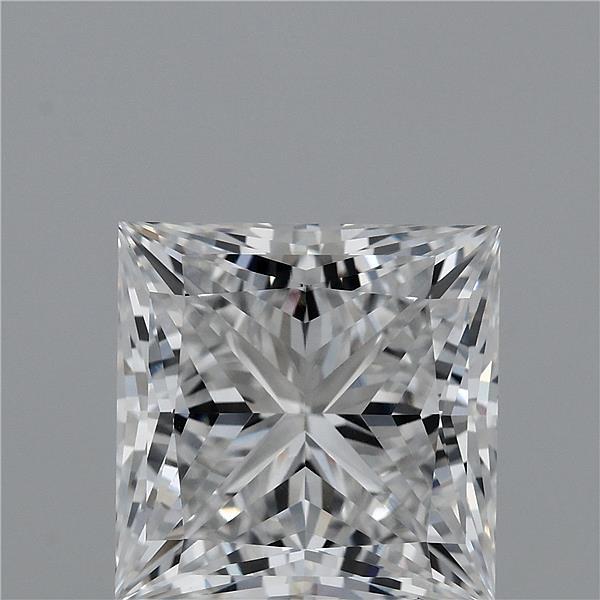 4.05ct Princess E VVS2 Lab Created Diamond