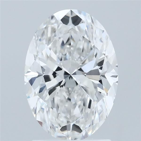 2.02ct Oval E VVS2 Lab Created Diamond