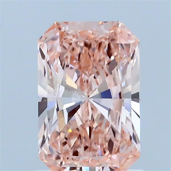 1.06ct Radiant FANCY INTENSE PINK VS1 Lab Created Diamond