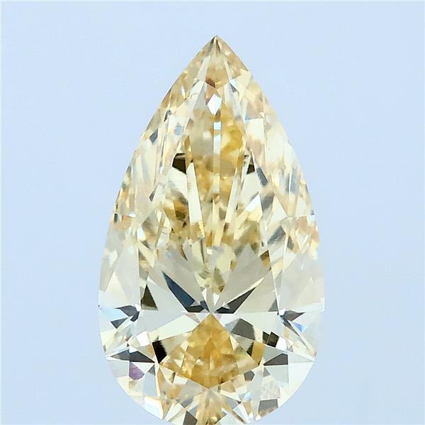 2ct Pear FANCY YELLOW VS1 Lab Created Diamond