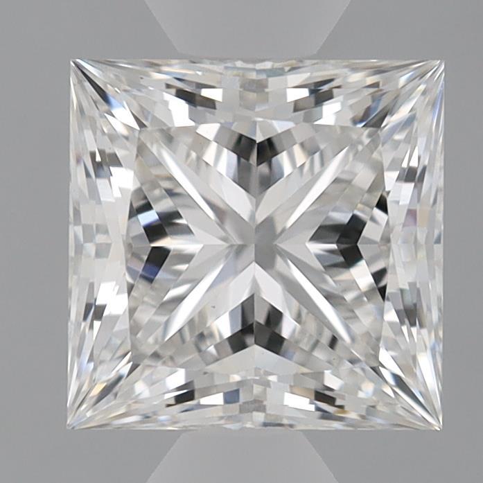 0.93ct Princess F VVS2 Lab Created Diamond