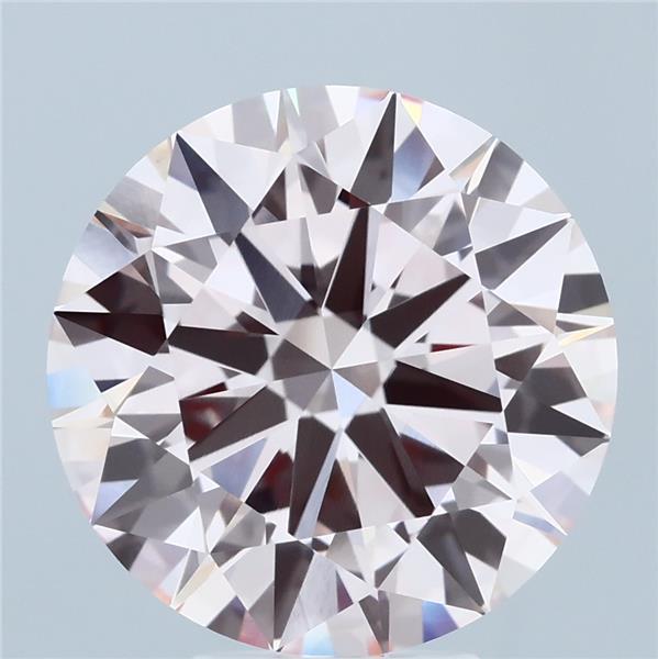 6.01ct Round FANCY PINK VVS2 Lab Created Diamond