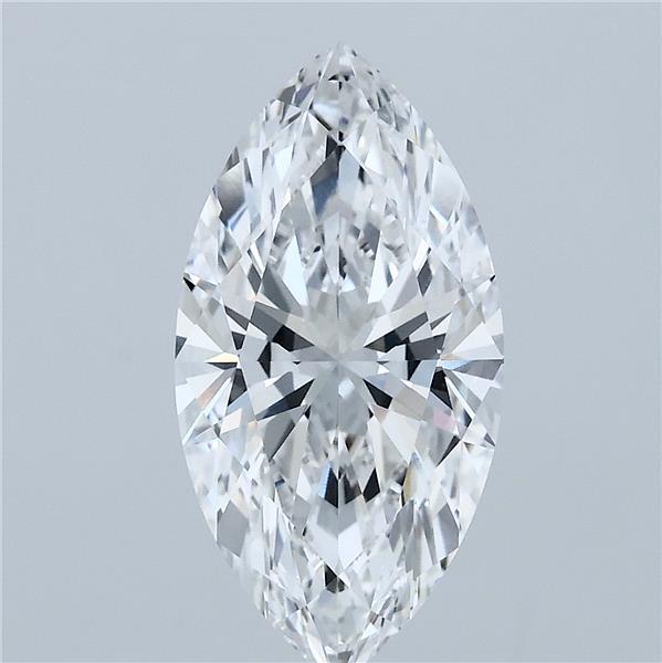 3.06ct Marquise D VVS2 Lab Created Diamond