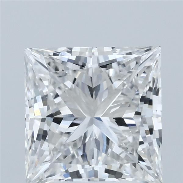 3.08ct Princess E VS1 Lab Created Diamond