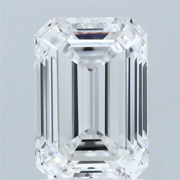 2.08ct Emerald D VVS2 Lab Created Diamond