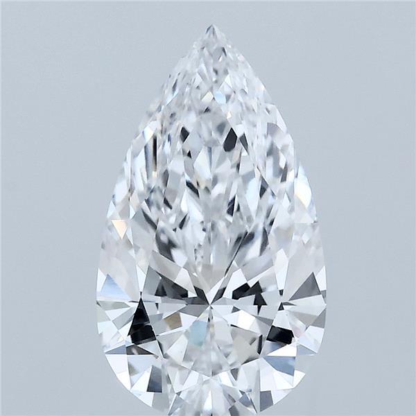 2.09ct Pear D VVS2 Lab Created Diamond