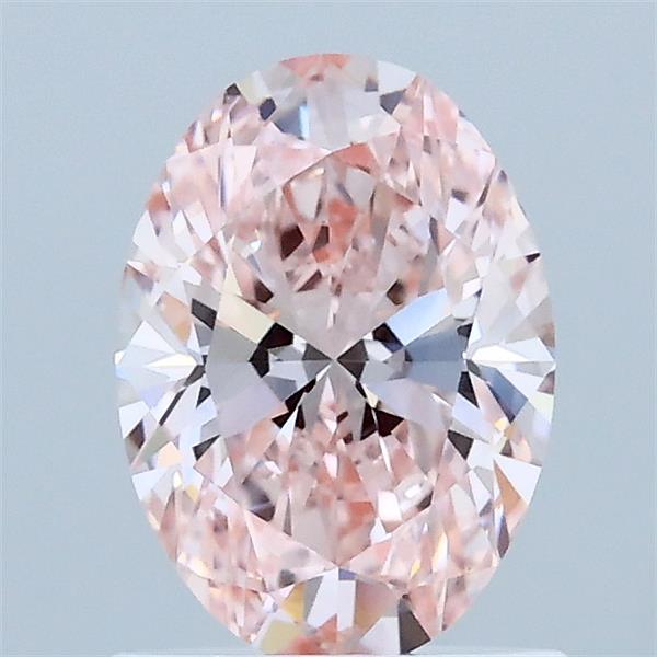 1ct Oval FANCY VIVID PINK VS1 Lab Created Diamond
