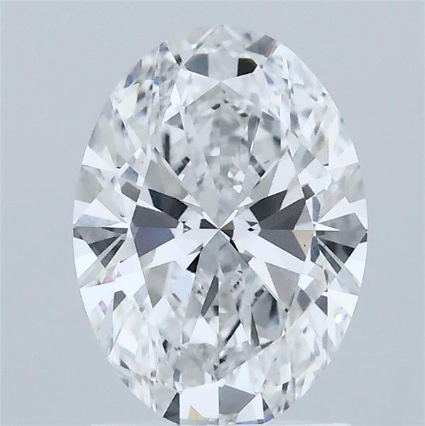 1.5ct Oval D VS1 Lab Created Diamond