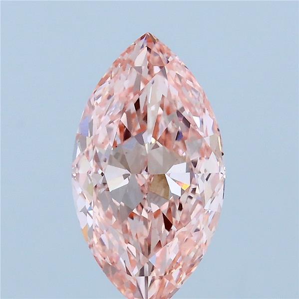 2.02ct Marquise FANCY VIVID PINK VS1 Lab Created Diamond