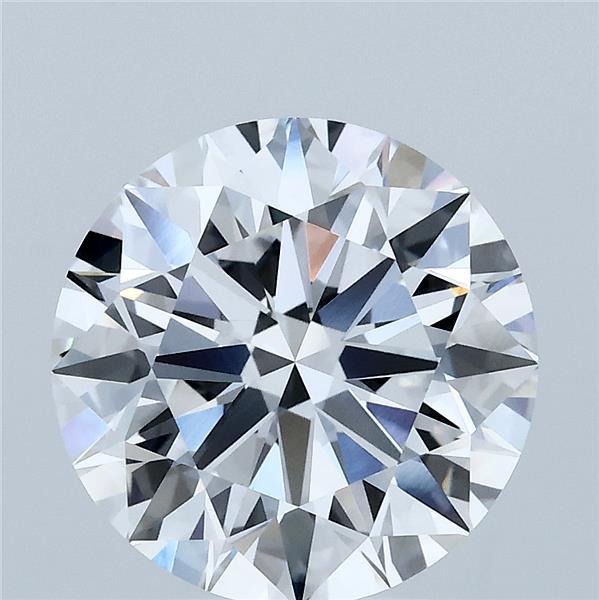 3.81ct Round D VVS2 Lab Created Diamond