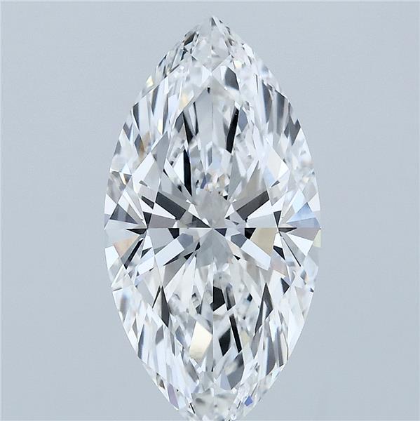 3.01ct Marquise E VVS2 Lab Created Diamond