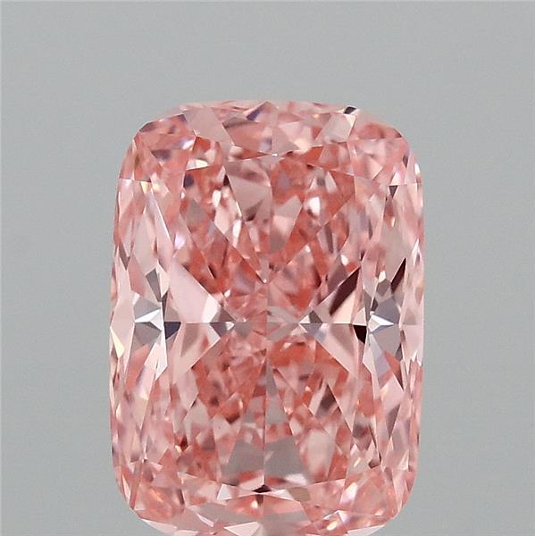 2.02ct Cushion FANCY VIVID PINK VVS2 Lab Created Diamond