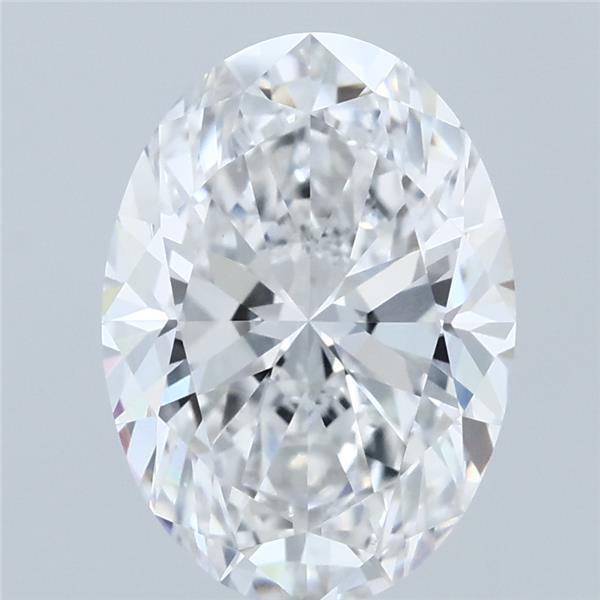 3.01ct Oval E VVS2 Lab Created Diamond