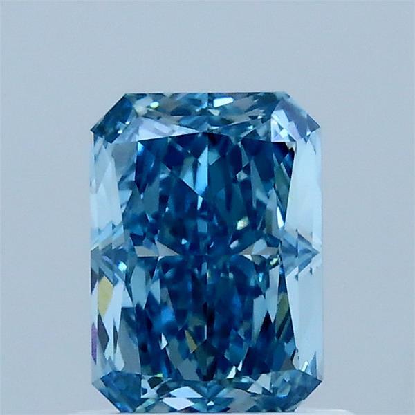 1.05ct Radiant FANCY VIVID BLUE VS1 Lab Created Diamond