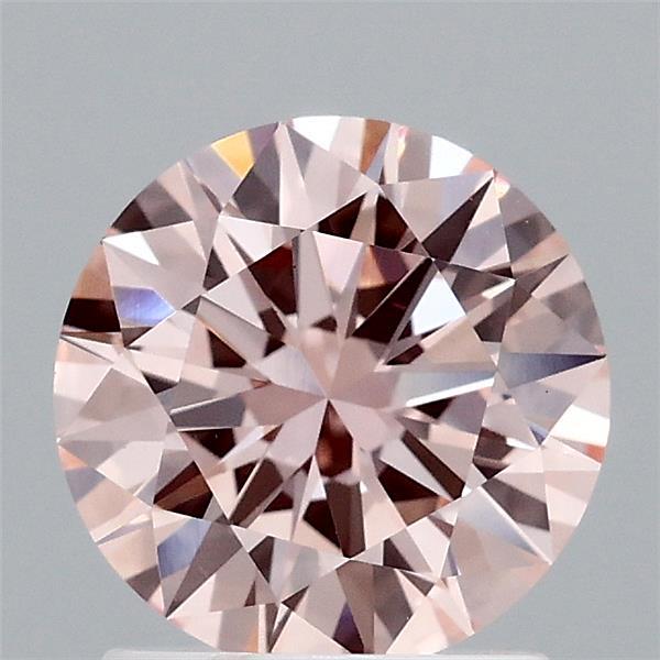 1.44ct Round FANCY PINK VS2 Lab Created Diamond