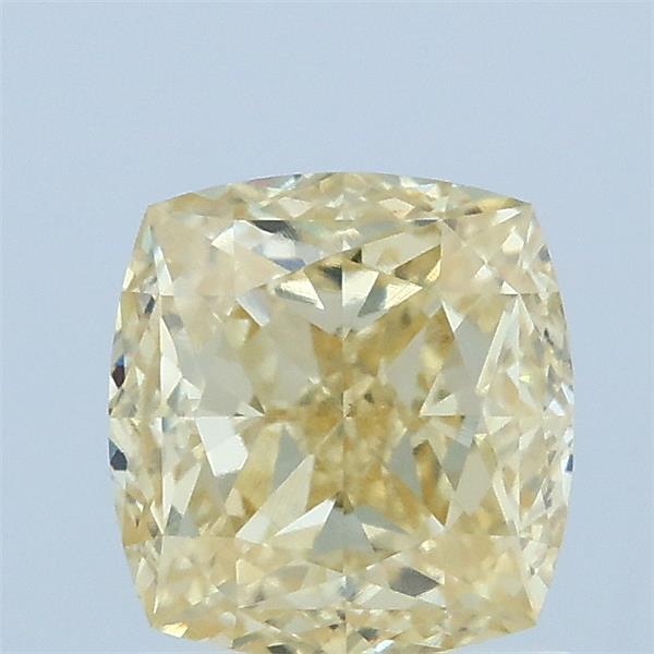 1.51ct Cushion FANCY YELLOW VVS2 Lab Created Diamond