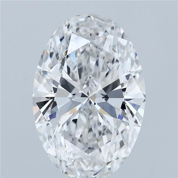 3.03ct Oval E VVS2 Lab Created Diamond